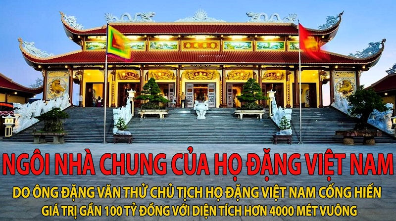 Đền thờ họ Đặng Việt Nam tại miền Trung – Mười năm một chặng đường